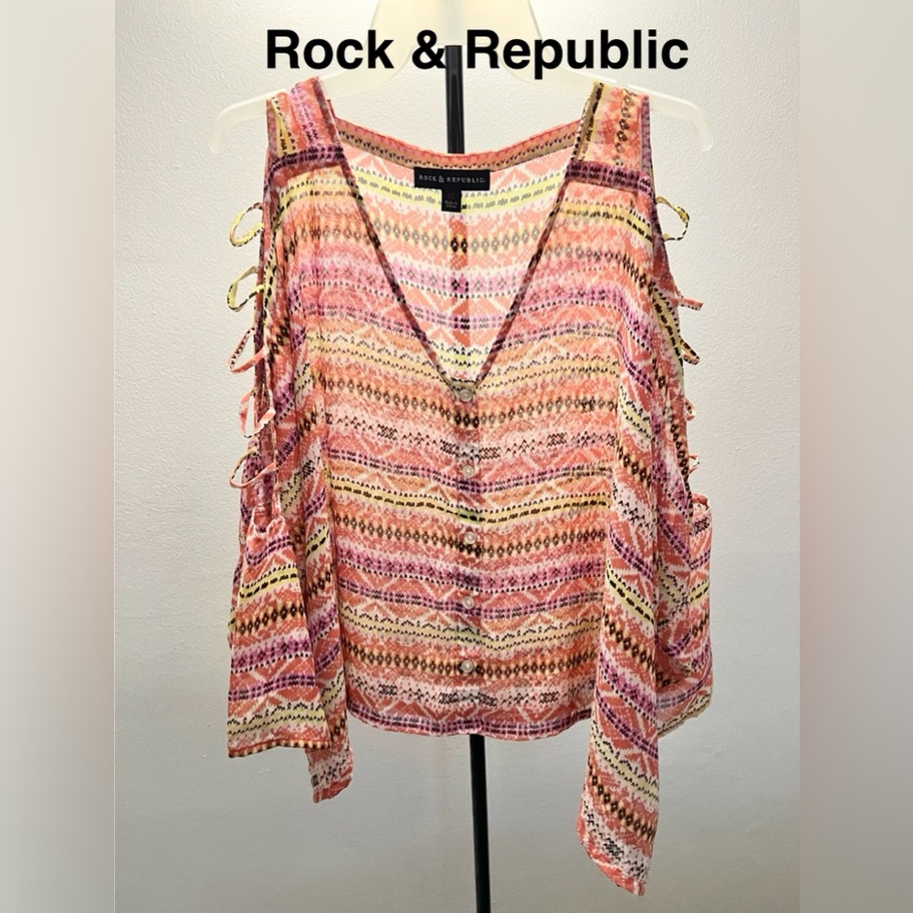 Rock & Republic Blouse Size XL